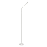 Resi Led Floor Lamp, Gooseneck, 60" Tall, White, Ships In 1-3 Business Days