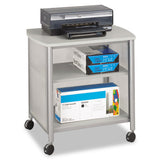 Impromptu Machine Stand, One-shelf, 26.25w X 21d X 26.5h, Black-cherry