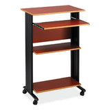 Muv Standing Desk, 29.5" X 22" X 45", Cherry, Ships In 1-3 Business Days