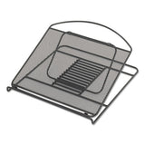 Onyx Adjustable Steel Mesh Laptop Stand, 12 1-4 X 12 1-4 X 1, Black