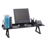Value Mate Desk Riser, 100-pound Capacity, 42 X 12 X 8, Black