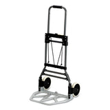 Stow-away Heavy-duty Hand Truck, 500 Lb Capacity, 23 X 24 X 50, Aluminum