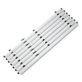 Sheet File Hanging Clamps, 100 Sheets Per Clamp, 43.75w, 6-carton