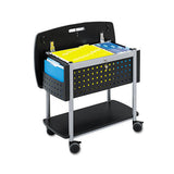 Scoot Mobile File, 29.75w X 18.75d X 27h, Black-silver