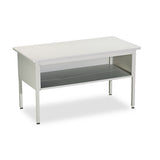 E-z Sort Sorting Table Base, 60w X 30d X 28 To 36h, Gray