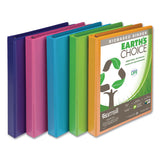 Earth’s Choice Biobased Durable Fashion View Binder, 3 Rings, 2" Capacity, 11 X 8.5, Purple, 2-pack