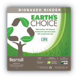 Earth’s Choice Biobased Durable Fashion View Binder, 3 Rings, 2" Capacity, 11 X 8.5, Purple, 2-pack