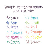 Retractable Permanent Marker, Extra-fine Needle Tip, Black