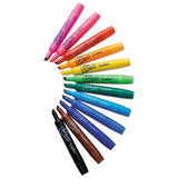 Scented Washable Markers - Classroom Pack, Broad Chisel Tip, Assorted Colors, 36-pack