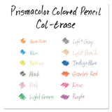 Col-erase Pencil With Eraser, 0.7 Mm, 2b (#1), Assorted Lead-barrel Colors, 24-pack