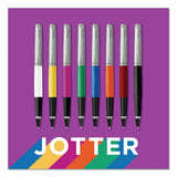 Metallic Permanent Marker, Medium Chisel Tip, Assorted, 6-pack