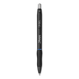 S-gel Retractable Gel Pen, Medium 0.7 Mm, Black Ink, Black Barrel, Dozen