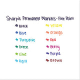 Fine Tip Permanent Marker, Black