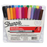 Ultra Fine Tip Permanent Marker, Extra-fine Needle Tip, Blue, Dozen