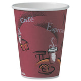 Solo Bistro Design Hot Drink Cups, Paper, 10 Oz, 1000-carton