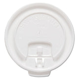 Liftback & Lock Tab Cup Lids For Foam Cups, Fits 8 Oz Trophy Cups, We, 100-pk