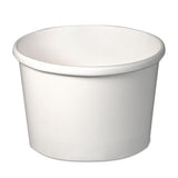 Flexstyle Double Poly Paper Containers, 16oz, White, 25-pack, 20 Packs-carton