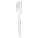 Regal Mediumweight Cutlery, Full-size, Teaspoon, White, 1000-carton