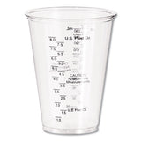 Plastic Medical & Dental Cups, Graduated, 10 Oz, Clear, 50-bag, 20 Bags-carton