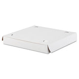 Paperboard Pizza Boxes,16 X 16 X 1 7-8, White, 100-carton