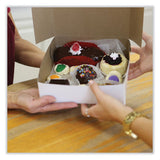 Bakery Boxes, 12 X 12 X 5, White, Paper, 100/carton