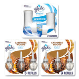 Plugin Scented Oil, Cashmere Woods, 0.67 Oz, 2 Warmers And 6 Refills-pack