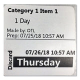 Self-adhesive File Folder Labels, 0.56" X 3.43", White, 260-box
