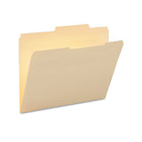 Reinforced Guide Height File Folders, 2-5-cut Printed Tab, Right Of Center, Letter Size, Manila, 100-box