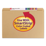 Heavyweight Kraft File Folders, Straight Tab, Legal Size, 11 Pt. Kraft, 100-box