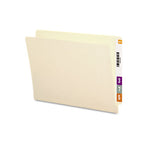 Heavyweight Manila End Tab Folders, 9" Front, 1-2-cut Tabs, Bottom Position, Letter Size, 100-box