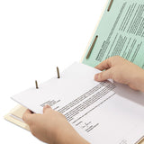Manila End Tab Classification Folders, 1 Divider, Letter Size, Manila, 10-box