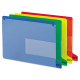 Colored Poly Out Guides With Pockets, 1-3-cut End Tab, Out, 8.5 X 11, Green, 25-box
