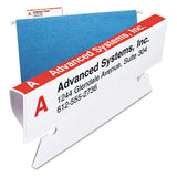 Viewables Hanging Folder Tab Label Pack Refill, 1-3-cut Tabs, Assorted Colors, 3.5" Wide, 160-pack