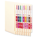 Alphaz Color-coded First Letter Combo Alpha Labels, B-o, 1.16 X 3.63, Dark Blue-white, 5-sheet, 20 Sheets-pack