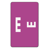 Alphaz Color-coded Second Letter Alphabetical Labels, E, 1 X 1.63, Purple, 10-sheet, 10 Sheets-pack