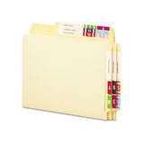 Alphaz Color-coded Second Letter Alphabetical Labels, K, 1 X 1.63, Light Brown, 10-sheet, 10 Sheets-pack