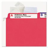 Seal & View File Folder Label Protector, Clear Laminate, 3-1-2x1-11-16, 100-pack