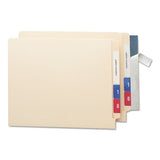 Seal & View File Folder Label Protector, Clear Laminate, 8 X 1-11-16, 100-pack