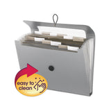 Step Index Organizer, 12 Sections, 1-6-cut Tab, Letter Size, Silver
