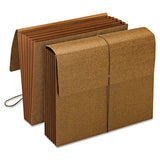 Classic Expanding Partition Wallets, 5.25" Expansion, 6 Sections, Letter Size, Redrope