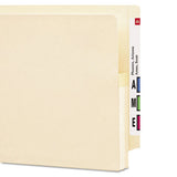 Manila End Tab File Pockets, 1.75" Expansion, Letter Size, Manila, 25-box