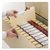 Manila File Jackets, 2-ply Straight Tab, Letter Size, Manila, 100-box