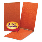 Top Opening Press Guard Report Cover, Prong Fastener, 11 X 17, Red