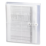 Poly String & Button Interoffice Envelopes, String & Button Closure, 9.75 X 11.63, Clear, 5-pack
