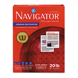 Premium Multipurpose Copy Paper, 97 Bright, 20lb, 8.5 X 11, White, 500 Sheets-ream, 10 Reams-carton