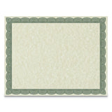Parchment Certificates, Academic, Ivory W- Blue & Silver-foil Border, 8 1-2 X 11, 15-pack