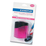 Manual Pencil Sharpener, 2 X 2.75, Randomly Assorted Colors