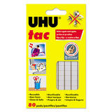 Tac Adhesive Putty, Removable And Reusable, 2.1 Oz, 80-pack
