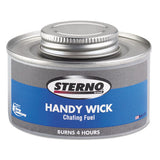 Handy Wick Chafing Fuel, Can, Methanol, Six-hour Burn, 24-carton