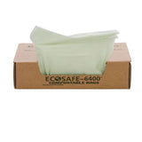 Ecosafe-6400 Bags, 32 Gal, 0.85 Mil, 33" X 48", Green, 50-box